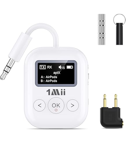 Amazon.com: 1Mii Bluetooth 5.3 Transmitter Receiver for TV to